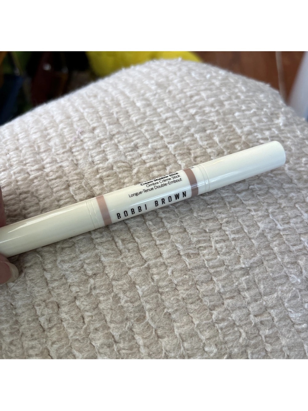 Bobbi Brown Double-Ended Eye Shadow Stick — Nude Beach & Golden Pink.  New!